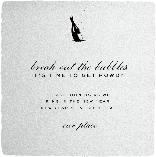 Deckle Silver - Invitation by Paperless Post