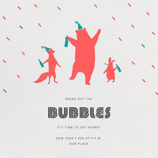 Party Animals - New Year's Eve Invitation by Paperless Post
