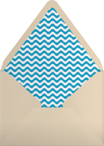 Beach Scene - Paperless Post Envelope