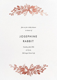 Floral Silhouette - Baby Shower Invitation by Rifle Paper Co.