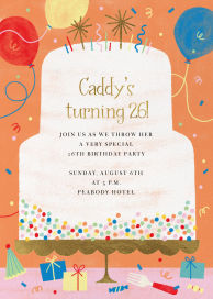 Big Cake - Birthday Invitation by Paperless Post