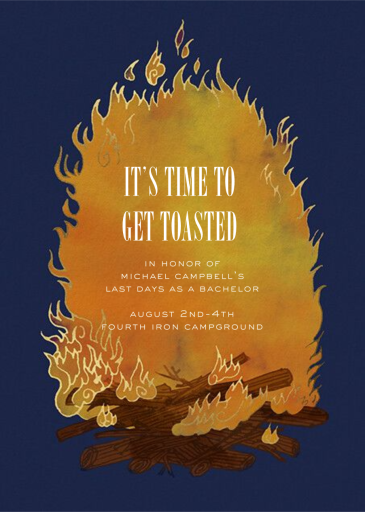 Bonfire - Bridal Shower Invitation by Paperless Post