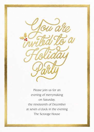 Spirited Script - Invitation by Paperless Post