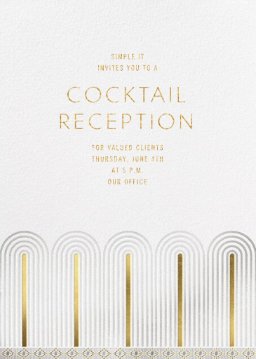 Deluxe - Cocktail Party Invitation by Paperless Post