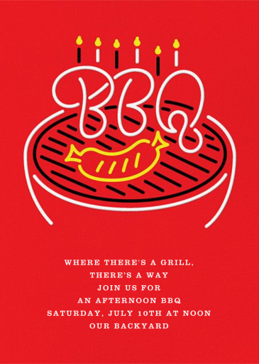The Grillmeister - Summer Party Invitation by Paperless Post