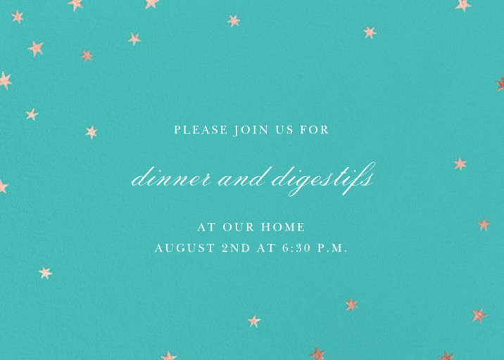 Nightly (Tall) - Cocktail Party Invitation by Paperless Post