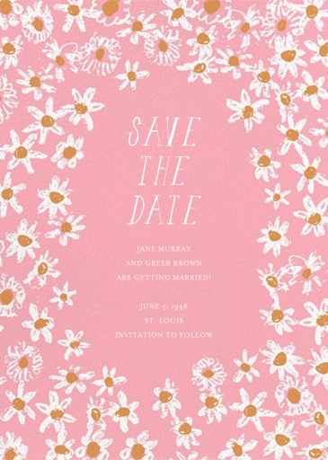 Among the Daisies - Save the Date by Mr. Boddington's Studio