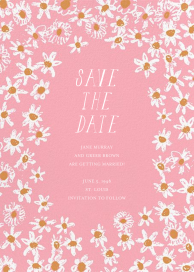 „Loose Daisy Border“ – Save-the-Date-Karte