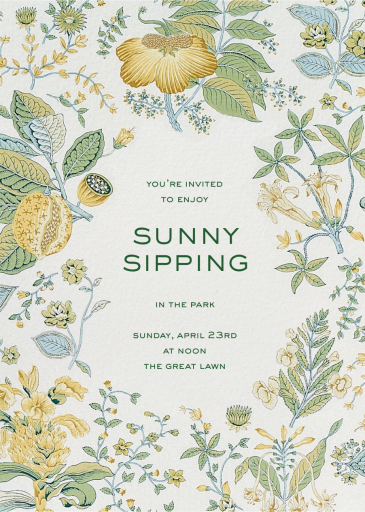 Spring Tropics - Spring Party Invitation by Schumacher