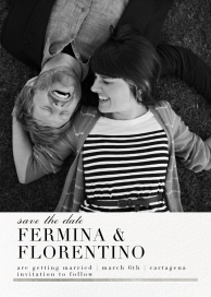 Underscore (Photo Save the Date) by Paperless Post