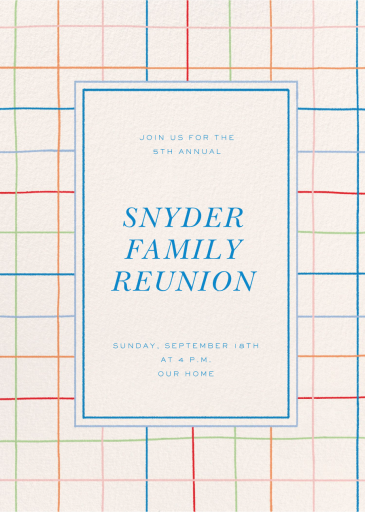 Check Me Out - Family Reunion Invitation by Paperless Post