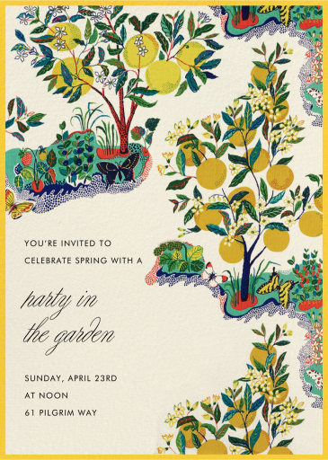 Exuberance - Invitation by Schumacher