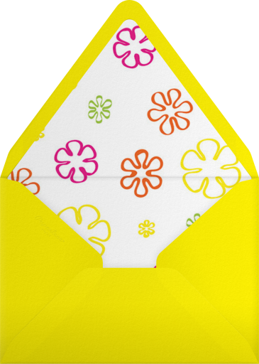 Radiant Birthday Cake - Paperless Post Envelope