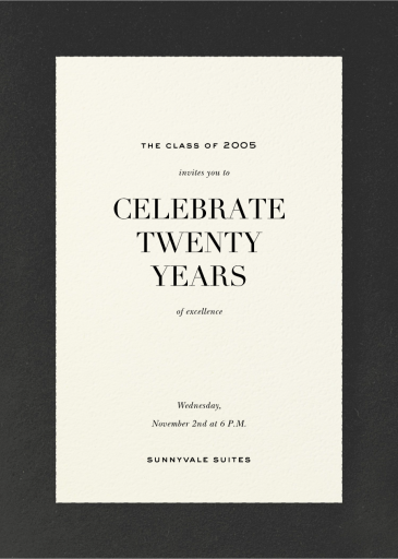 A La Mode - Alumni Event Invitation by Paperless Post