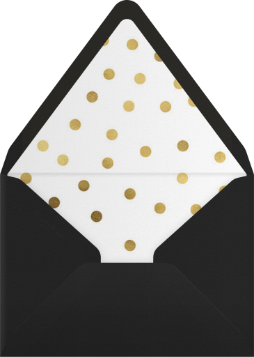 NYE Confetti & Party Invitation Envelope