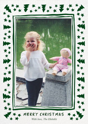 Forest Eve (Photo) - Holiday Card by Linda and Harriett