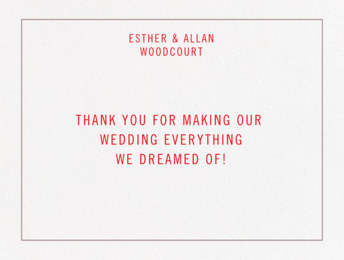 Parterre (Thank You) by Crane & Co.