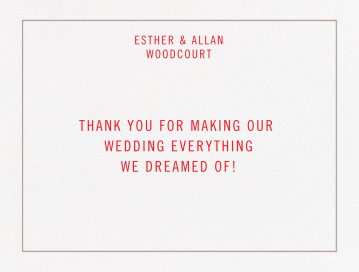 Parterre (Thank You) by Crane & Co.