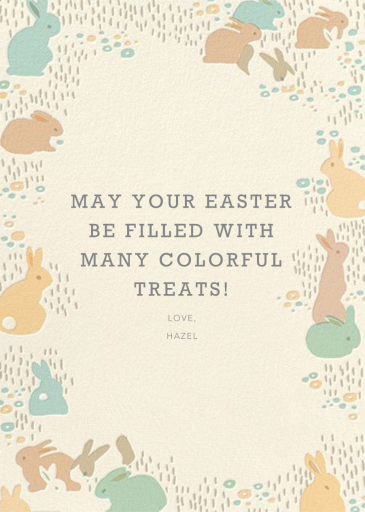 Bunny Bounty - Easter Card by Hello!Lucky