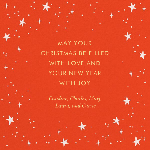 Merry Christmas Script - Christmas Card by Rifle Paper Co. - Back