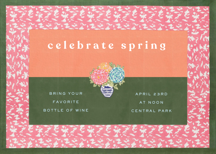 Eritrea - Garden Party Invitation by Lisa Corti