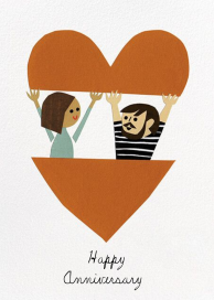 In Your Heart (Christian Robinson) - Anniversary Card by Red Cap Cards