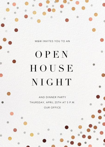 Coriandoli - Invitation by Paperless Post