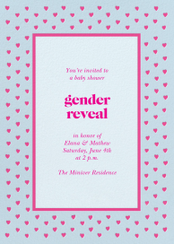 Little Baby Hearts - Gender Reveal Invitation by kate spade new york
