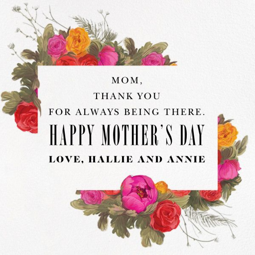 Happy (Grand)mother's Day - Mother's Day Card by Paperless Post - Back