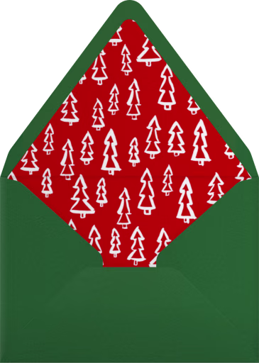 Merry Christmas Wreath Tall - Linda and Harriett Envelope