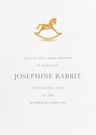 Rocking Horse - Baby Shower Invitation by Paperless Post