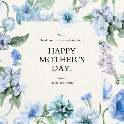 Where Love Blooms - Mother's Day Card by Liberty