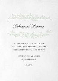 Good Vines - Rehearsal Dinner Invitation by Paperless Post