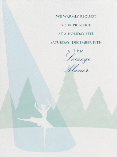 Nutcracker Ballet by Paperless Post