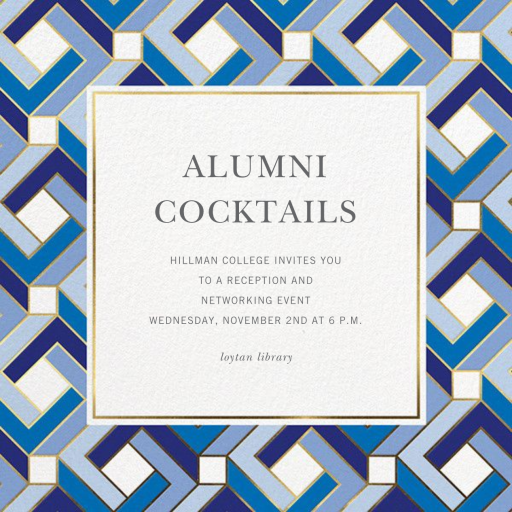 Penrose - Alumni Event Invitation by Jonathan Adler