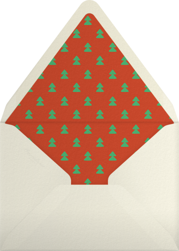 Surfing Snowman - Paperless Post Envelope