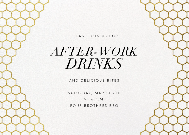 Honeycomb Party - Business Invitation by Paperless Post