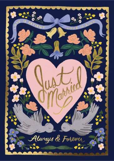 Just Married Love Birds by Rifle Paper Co.