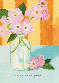 Tabletop Florals - Thinking of You Card by 2021 Co.