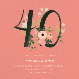 Botanic Numerals by Rifle Paper Co.