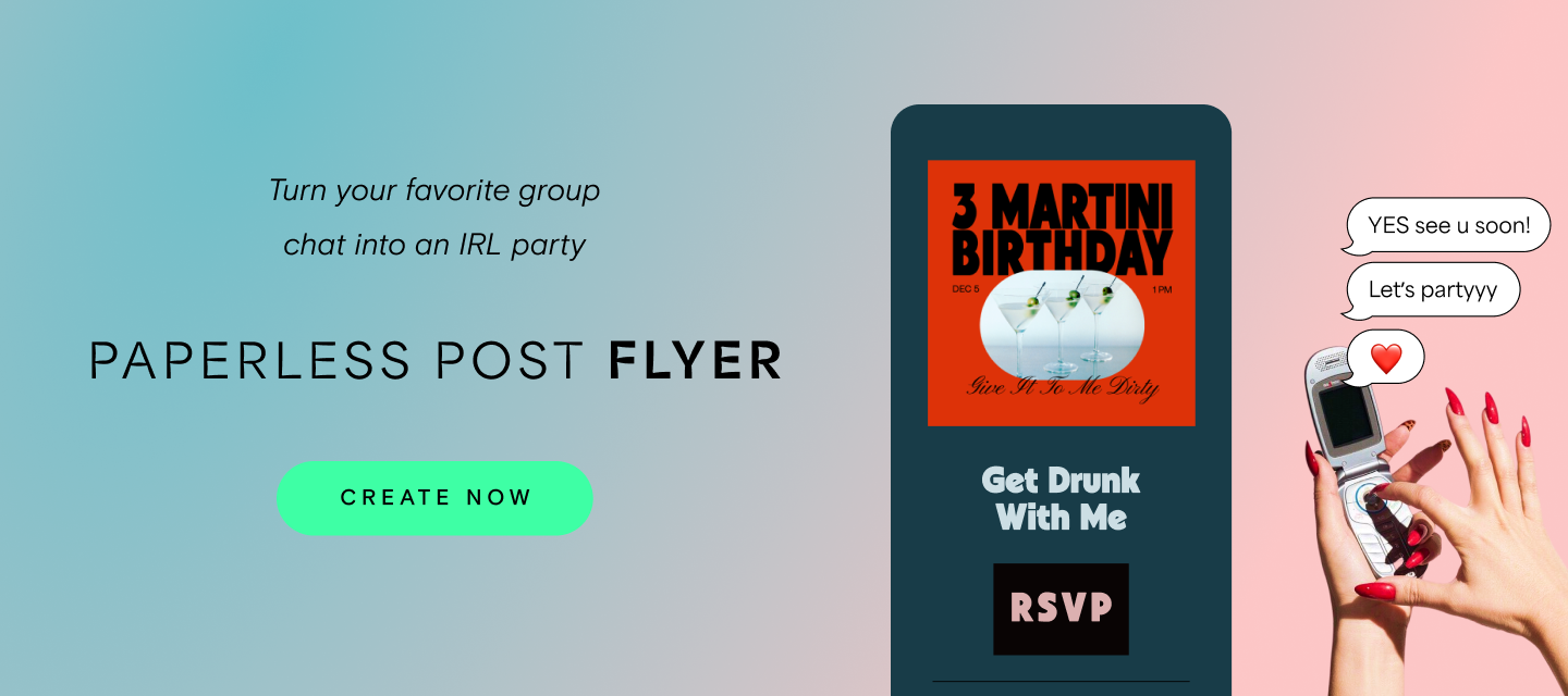 Paperless Post Flyer