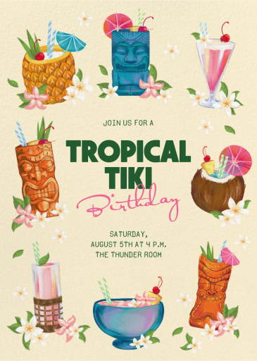 Tiki Cups - Invitation by Paperless Post