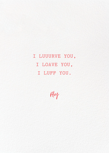 Caffeine Fiend (Holiday Junkie) - Valentine's Day Card by 2021 Co. - Back