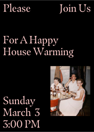 Happy Spaces - Housewarming Invitation by Goods Gang