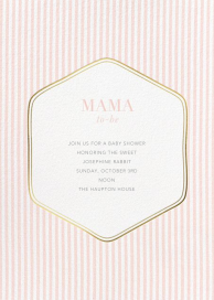 Seersucker Scrim - Baby Shower Invitation by Sugar Paper