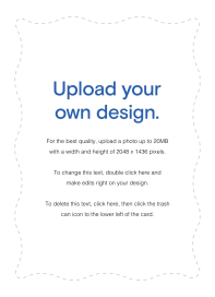 Custom (Rippled Tall) by Paperless Post