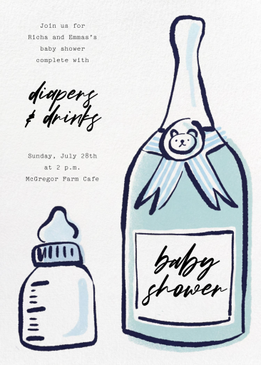 Double the Fun - Baby Shower Invitation by Paperless Post