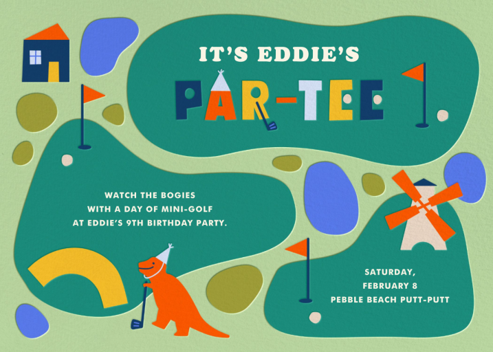 Putt-Putt Party by Paperless Post