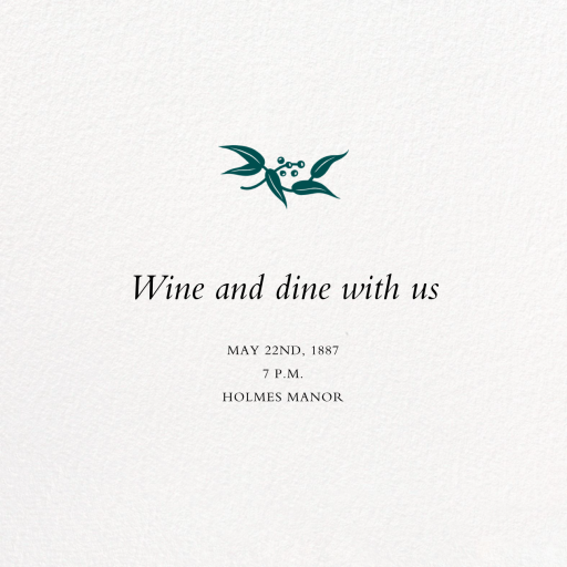 Ivory Plain - Party Invitation by Paperless Post