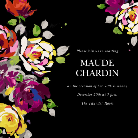 Rosy Dreams - Birthday Invitation by kate spade new york